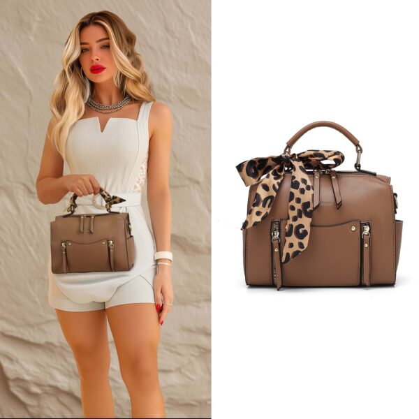 Bolsa feminina de mão e transversal-Bolsa baú