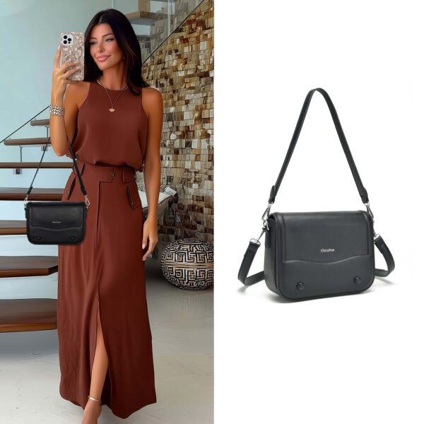 Bolsa Feminina Transversal Estruturada e Elegante