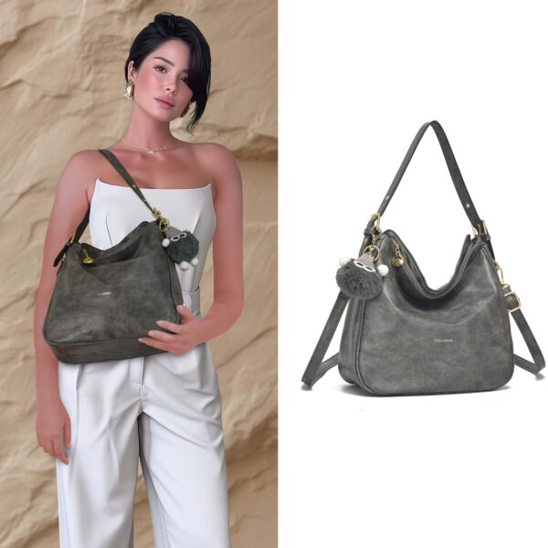 Bolsa Saco Feminina-Bolsa de Ombro