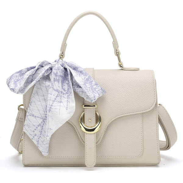 Bolsa Feminina de Mão e Transversal com Lenço