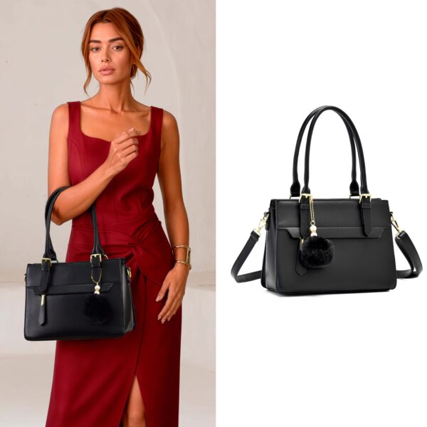 Bolsa Feminina de Mão e Ombro com Pompom LD-0045