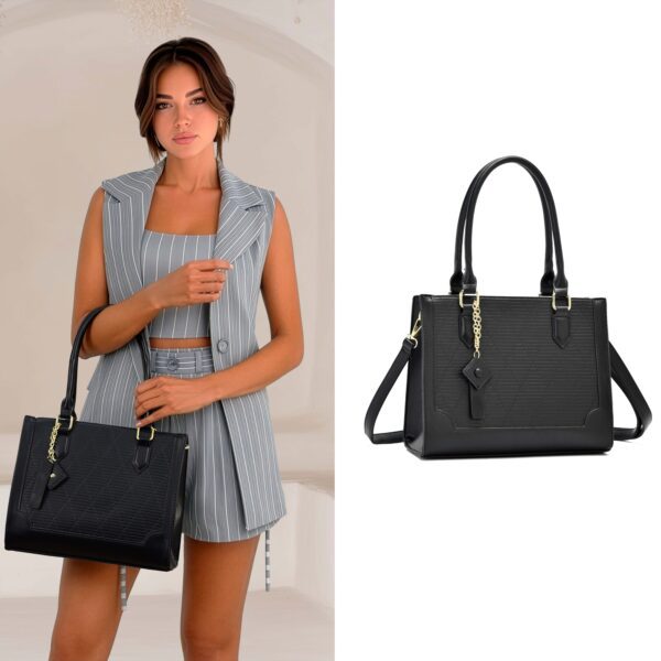 Bolsa Feminina Tote Grande Versátil com Textura em Relevo | Lumoza