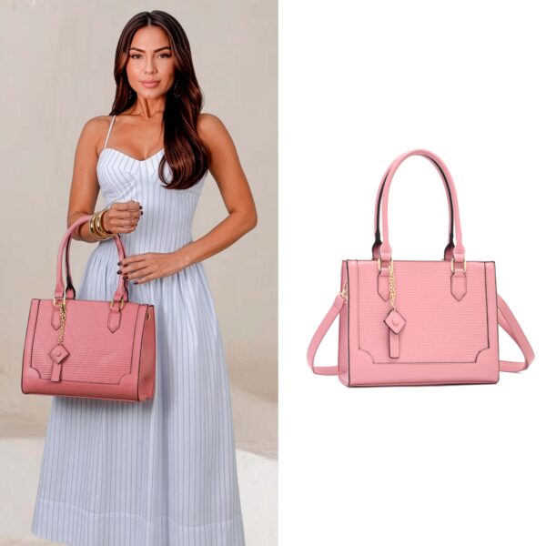 Bolsa Feminina Tote Grande Versátil com Textura em Relevo | Lumoza